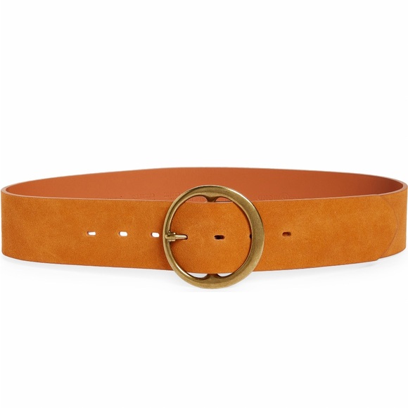 7 HILLS SAN FRANCISCO Genuine Leather Studded Belt Western Rodeo Boho Brass - Picture 8 of 8